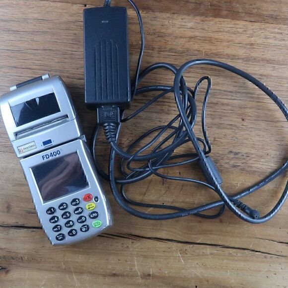 FIRST DATA FD400 CREDIT/DEBIT CARD READER PROCESSING MACHINE - Picture 3 of 7